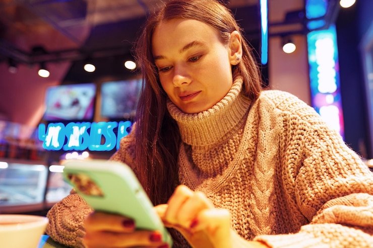 Pengguna menjaga privasi akses mobile